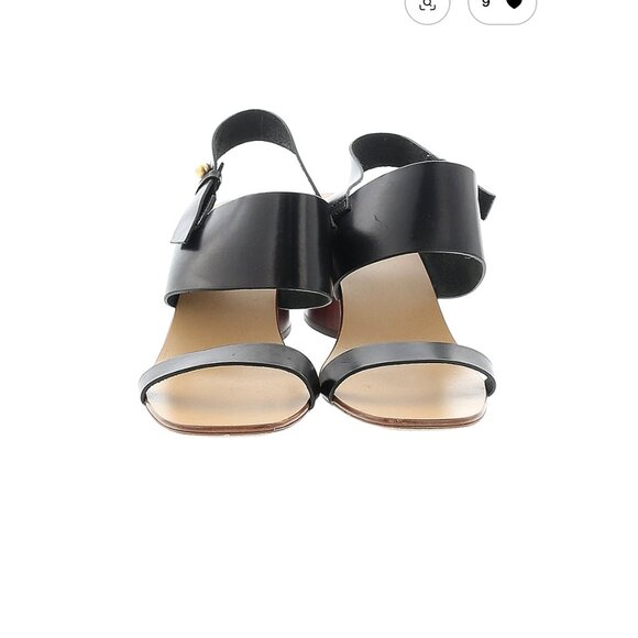 Rag & Bone Leather City Sandals Mid Heel 10 - Picture 2 of 2